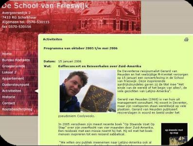 Aardrijkskundeles in de School van Frieswijk